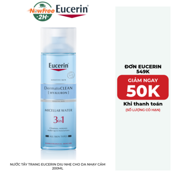 Nước Tẩy Trang Eucerin Dịu Nhẹ Cho Da Nhạy Cảm 200ml