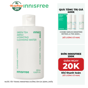 Nước Tẩy Trang innisfree Dưỡng Ẩm Da 320ml (Mới)