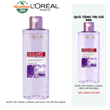 Nước Tẩy Trang L'Oreal Làm Sạch Và Cấp Ẩm 400ml