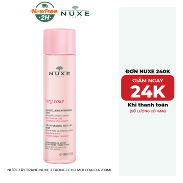 Nước Tẩy Trang Nuxe 3 Trong 1 Cho Mọi Loại Da 200ml