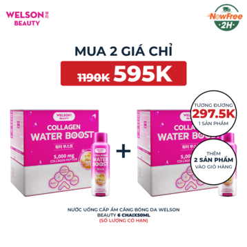 Nước Uống Cấp Ẩm Căng Bóng Da Welson Beauty 6 Chaix50ml