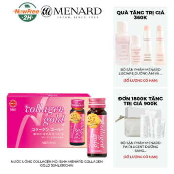 Nước Uống Collagen Nội Sinh Menard Collagen Gold 30mlx10chai