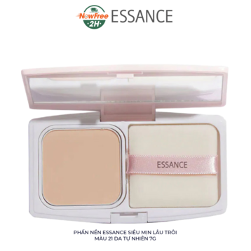 Phấn Nền Essance Siêu Mịn Lâu Trôi Màu 21 Da Tự Nhiên 7g