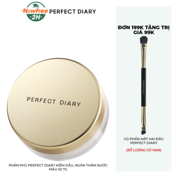 Phấn Phủ Perfect Diary Kiềm Dầu, Ngăn Thấm Nước Màu 02 7g