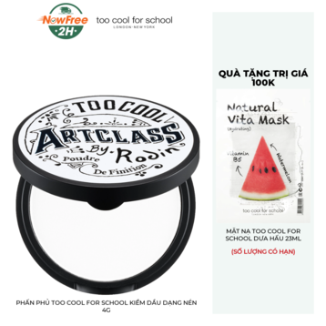 Phấn Phủ Too Cool For School Kiềm Dầu Dạng Nén 4g