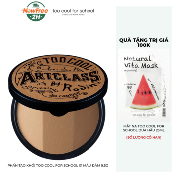Phấn Tạo Khối Too Cool For School 01 Màu Đậm 9.5g