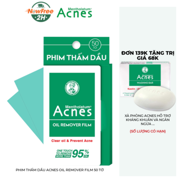 Phim Thấm Dầu Acnes Oil Remover Film 50 Tờ