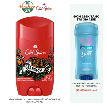 Sáp Khử Mùi Old Spice Giảm Tiết Mồ Hôi Hương Bearglove 73g