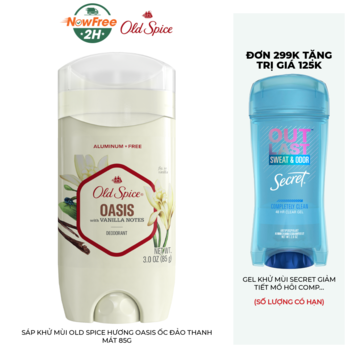 Sáp Khử Mùi Old Spice Hương Oasis Ốc Đảo Thanh Mát 85g