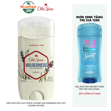 Sáp Khử Mùi Old Spice Hương Wilderness Sức Hút Hoang Dã 85g