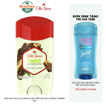 Sáp Khử Mùi Old Spice Giảm Tiết Mồ Hôi Hương Timber 73g