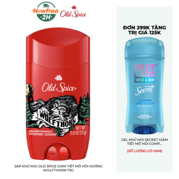 Sáp Khử Mùi Old Spice Giảm Tiết Mồ Hôi Hương Wolfthorn 73g