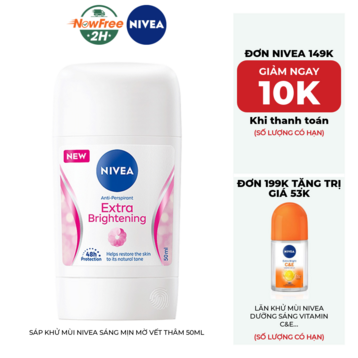 Sáp Khử Mùi Nivea Sáng Mịn Mờ Vết Thâm 50ml