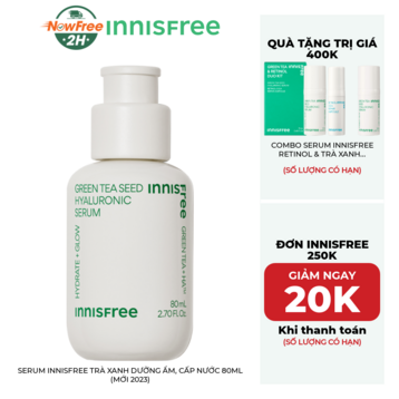 Serum innisfree Trà Xanh Dưỡng Ẩm, Cấp Nước 80ml (Mới 2023)