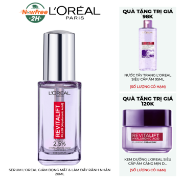 Serum L'Oreal Giảm Bọng Mắt &amp; Làm Đầy Rãnh Nhăn 20ml