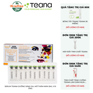 Serum Teana Dưỡng Sáng Da, Mờ Thâm Nám 2ml x 10 Ống