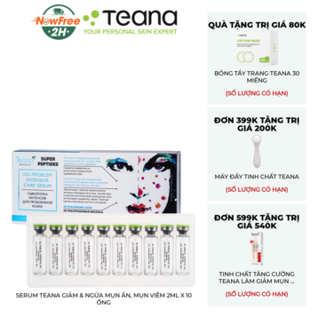 Serum Teana Giảm &amp; Ngừa Mụn Ẩn, Mụn Viêm 2ml x 10 Ống