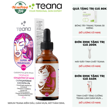 Serum Teana Kiềm Dầu, Giảm Mụn, Mờ Thâm 30ml