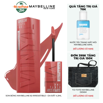 Son Bóng Maybelline 62 Irresistible – Da Đất 4.2ml