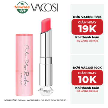 Son Dưỡng Có Màu Vacosi Màu Đỏ RD03 Envy Redie 3g