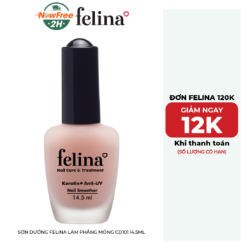 Sơn Dưỡng Felina Làm Phẳng Móng CD101 14.5ml