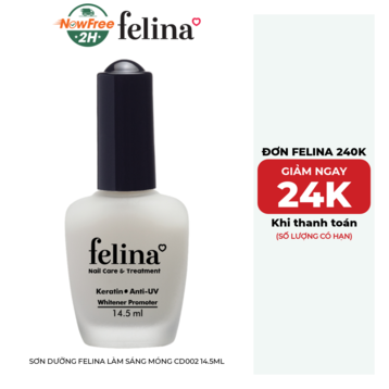 Sơn Dưỡng Felina Làm Sáng Móng CD002 14.5ml