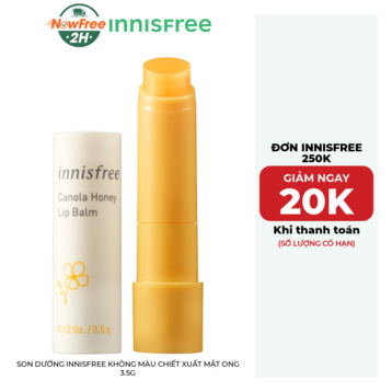 Son Dưỡng innisfree Không Màu Chiết Xuất Mật Ong 3.5g