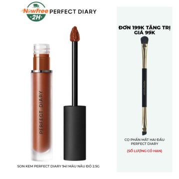 Son Kem Perfect Diary 941 Màu Nâu Đỏ 2.5g