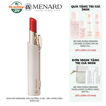 Son Môi Menard Giàu Dưỡng A 130 - Sắc Hồng Mẫu Đơn 3.2g