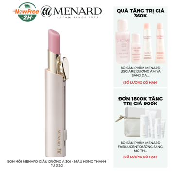 Son Môi Menard Giàu Dưỡng A 300 - Màu Hồng Thanh Tú 3.2g