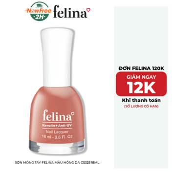 Sơn Móng Tay Felina Màu Hồng Da CS325 18ml
