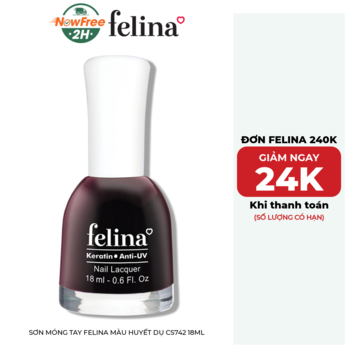 Sơn Móng Tay Felina Màu Huyết Dụ CS742 18ml
