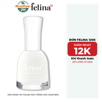 Sơn Móng Tay Felina Màu Trắng Sữa CS003 18ml