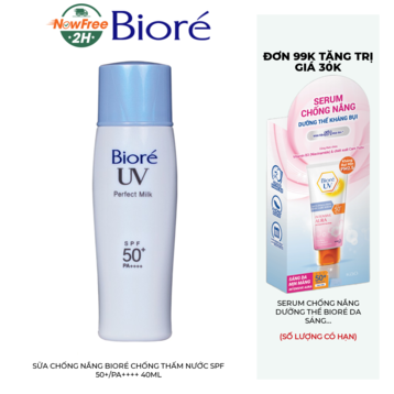 Sữa Chống Nắng Bioré Chống Thấm Nước SPF 50+/PA++++ 40ml