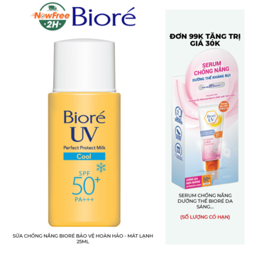 Sữa Chống Nắng Bioré Bảo Vệ Hoàn Hảo - Mát Lạnh 25ml