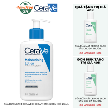 Sữa Dưỡng Thể CeraVe Cho Da Thường Đến Khô 236ml