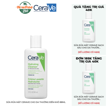 Sữa Rửa Mặt CeraVe Cho Da Thường Đến Khô 88ml