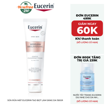 Sữa Rửa Mặt Eucerin Tạo Bọt Làm Sáng Da 150gr