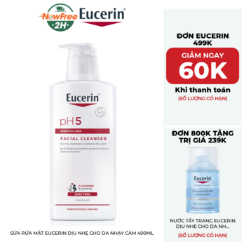 Sữa Rửa Mặt Eucerin Dịu Nhẹ Cho Da Nhạy Cảm 400ml