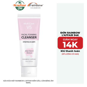 Sữa Rửa Mặt Rainbow L'affair Kiềm Dầu, Cân Bằng Ẩm 150ml