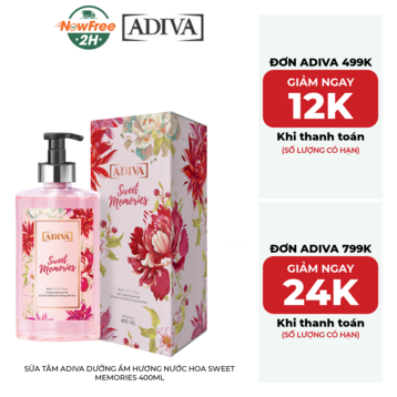 Sữa Tắm Adiva Dưỡng Ẩm Hương Nước Hoa Sweet Memories 400ml