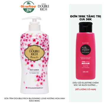 Sữa Tắm Double Rich Blooming Love Hương Hoa Anh Đào 800g