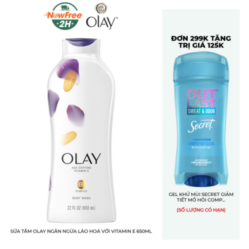 Sữa Tắm Olay Ngăn Ngừa Lão Hoá Với Vitamin E 650ml