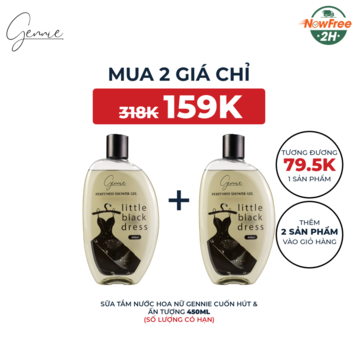 Sữa Tắm Nước Hoa Nữ Gennie Cuốn Hút &amp; Ấn Tượng 450ml