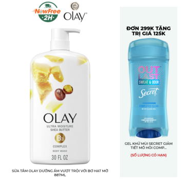 Sữa Tắm Olay Dưỡng Ẩm Vượt Trội Với Bơ Hạt Mỡ 887ml