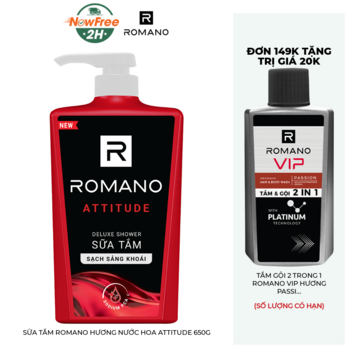 Sữa Tắm Romano Hương Nước Hoa Attitude 650g