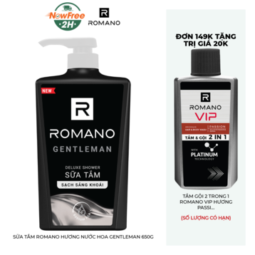 Sữa Tắm Romano Hương Nước Hoa Gentleman 650g
