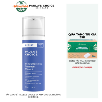 Tẩy Da Chết Paula’s Choice 5% AHA Cho Da Thường Khô 50ml