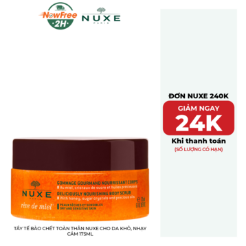 Tẩy Tế Bào Chết Toàn Thân Nuxe Cho Da Khô, Nhạy Cảm 175ml