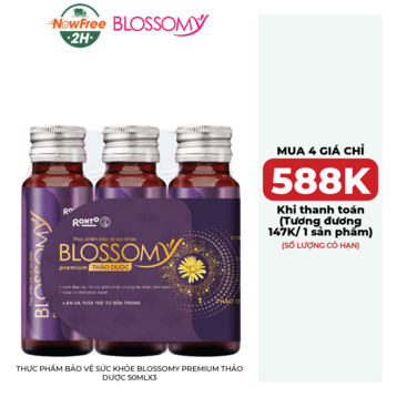 Thực Phẩm Bảo Vệ Sức Khỏe Blossomy Premium Thảo Dược 50mlx3
